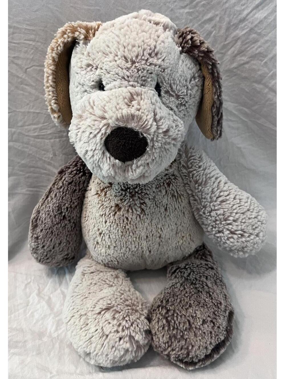 Aurora Plush Stuffed Dog Vintage Tan and Brown Puppy